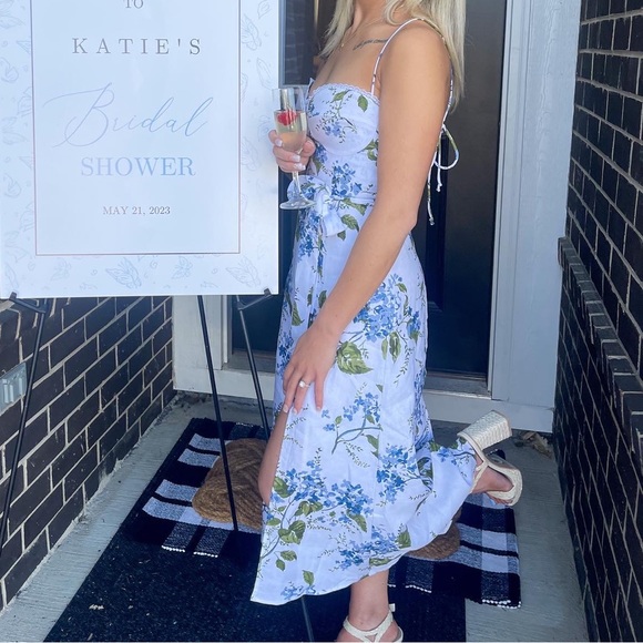 Reformation Kieryn Linen Dress - Picture 4 of 4